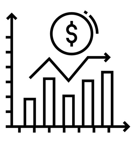 Bar Chart Growth Arrow Dollar Sign Icon Design Growth Chart Stock Vector Image By ©prosymbols