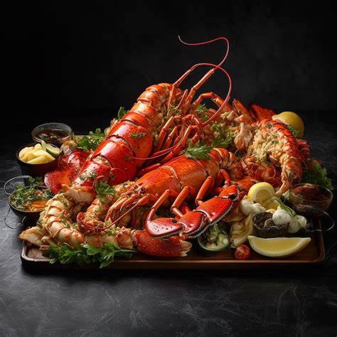 Premium AI Image | Big Lobster Dish