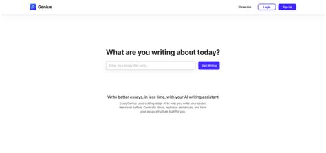 Essay Genius: AI-Powered Assistant for Better Essays, Faster Writing ...