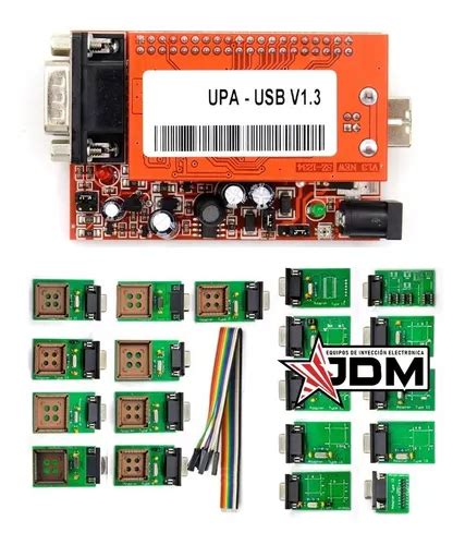 Programador Upa Usb Kit 20 Adaptadores Full Cable Db9