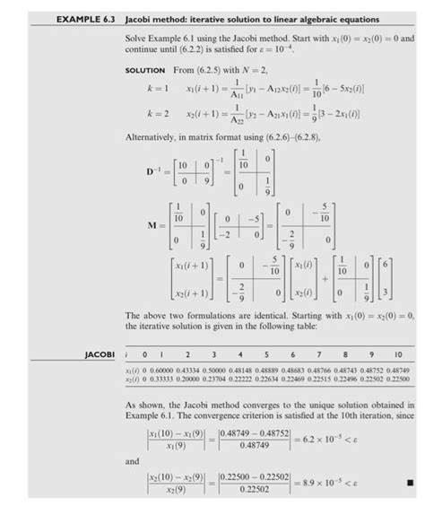 Solved Calculate The Jacobian Matrix Solution Of The Problem Chegg