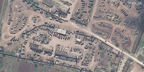 Russian Buildup In Eastern Ukraine Seen In Satellite Photos Space