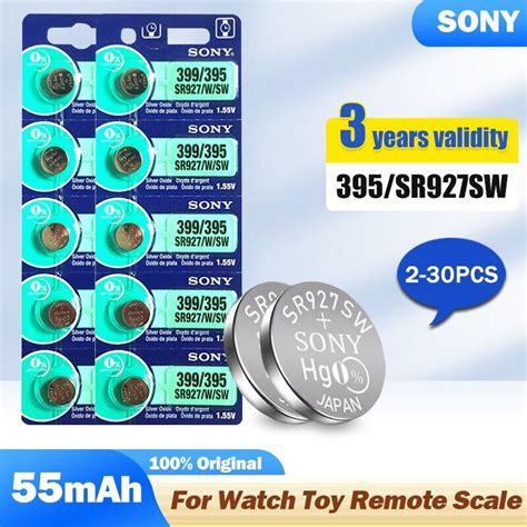 Sony 395 AG7 399 SR927SW SR927 LR927 LR927W Button Coin Cell For Watch