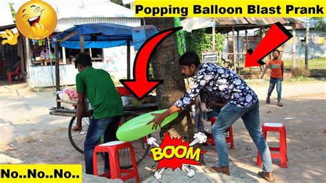 Popping Balloon Blast In Public Seatviral Popping Balloon Prank In