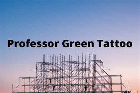 Professor Green Tattoo