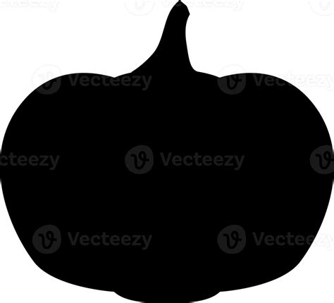 Pumpkin Silhouette Black 28636020 Png