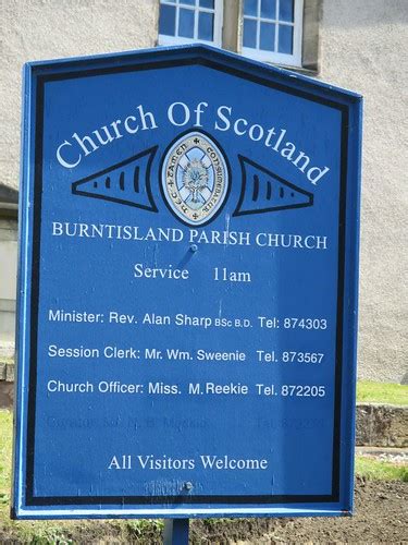 Notice Board East Leven Street Burntisland Fife Scotland Terry