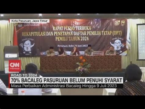 70 Bacaleg Pasuruan Belum Penuhi Syarat YouTube