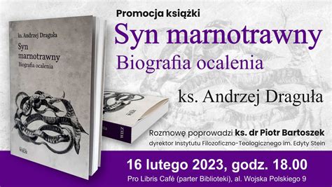 Promocja książki Syn marnotrawny Biografia ocalenia