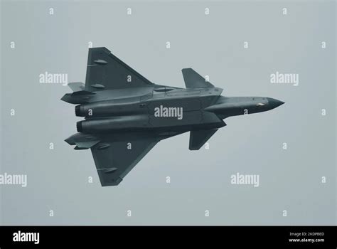 Zhuhai China November 8 2022 J 20 Fighter Jets Perform During A