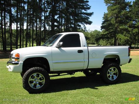 2005 Summit White Gmc Sierra 1500 Sle Regular Cab 4x4 16452363 Car Color Galleries