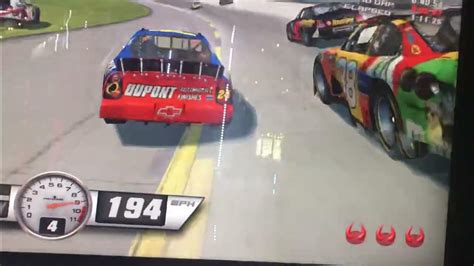 Nascar Racing Arcade At Daytona Jeff Gordon Rear Damage Youtube