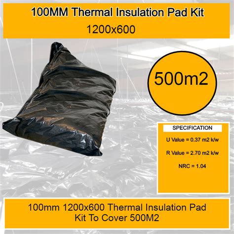 100mm Thick Insulation Pad Kit For Suspended Ceilings Order Online