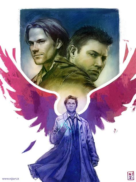 Supernatural Fanart Francesca Resta Supernatural Destiel Supernatural Fan Art Supernatural