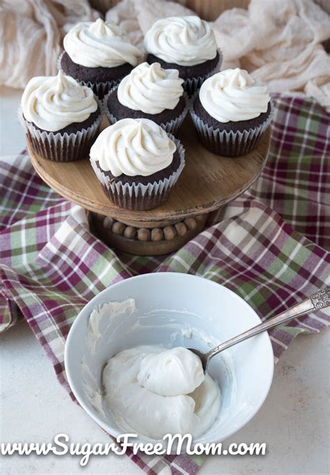 Sugar Free Vanilla Cream Cheese Frosting (Keto, Low Carb) - Sugar-Free Mom