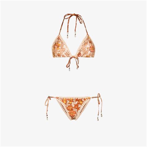 Zimmermann Andie Crochet Bikini Browns