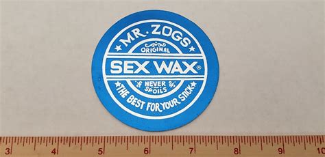 Vtg 80s Mr Zogs Sex Wax Foil Nos Rare Surf Surfing Surfboard