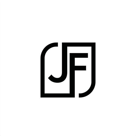 Fj Or Jf Logo Icon Vector 21893350 Vector Art At Vecteezy