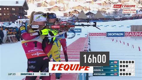 Poursuite Femmes Du Grand Bornand Biathlon Replay Vid O Dailymotion