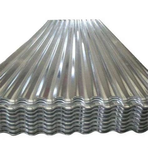 ACCIL Corrugated Aluminum Roofing Sheet, Dimensions: 8x4 Feet ...