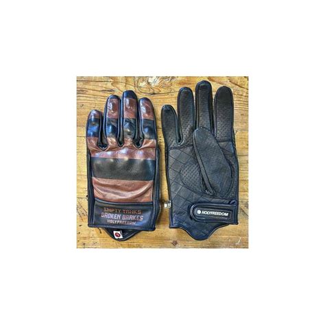 Gants Moto Holy Freedom Dalton Marron