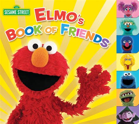 Sesame Street Random House Elmo S Book Of Friends Board Book Elmo Books