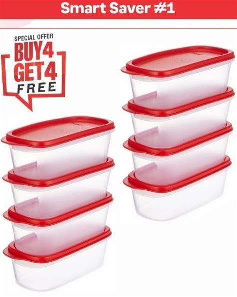 Plastic Capacity Ml Tupperware Storage Container Type Non