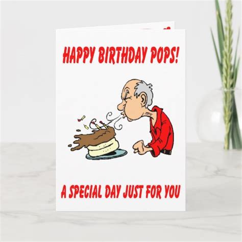 Happy Birthday Pops! Card | Zazzle.com.au