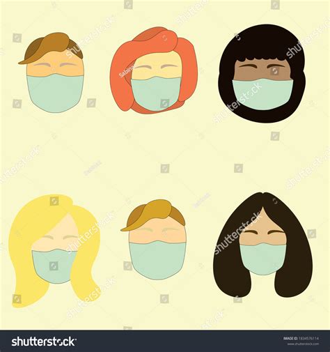 Set Characters Mask Stock Vector (Royalty Free) 1834576114 | Shutterstock