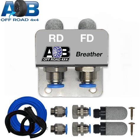 Diff Breather Kit 2 Port Universal Fits Nissan Holden Mitsubishi Toyota