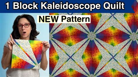 Kaleidoscope Quilt Block Tutorial Quilt Kaleidoscope Quilt Youtube