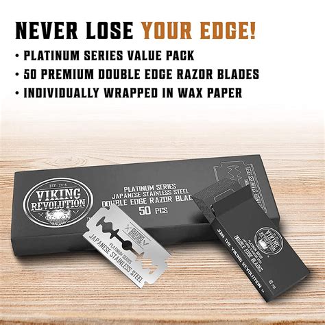 Double Edge Razor Blades (50 Count)