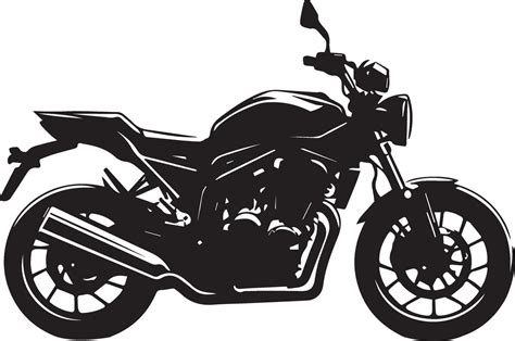 Motorcycle vector silhouette illustration 33864285 Vector Art at Vecteezy