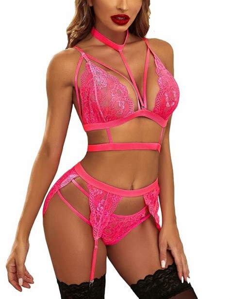 Buy Skmodel Stylish Women Hot Sexy Lingerie Lace Bra Top Mini Sets