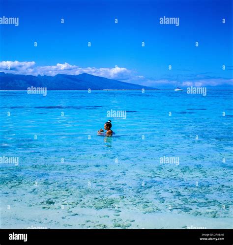 French Polynesia Society Archipelago Moorea Island Young Polynesian