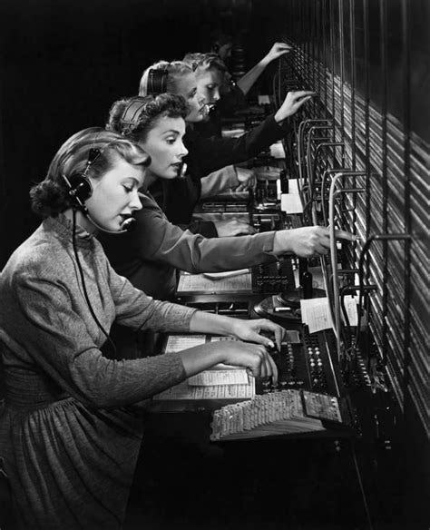 Telephone Switchboard Vintage Photographs Telephone The Past