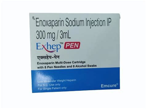 300Mg Enoxaparin Sodium Injection Ip At Rs 1700 Box In Kolkata ID