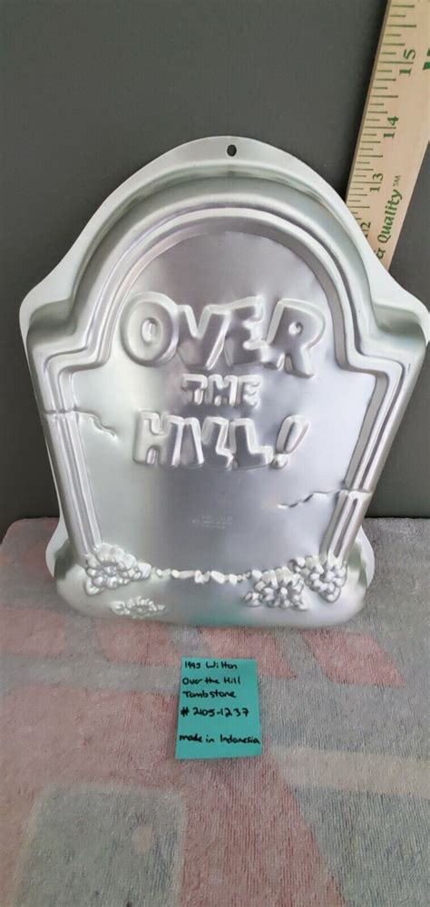 Wilton 1995 Over The Hill Tombstone Cake Pan 2105 1237 Ebay