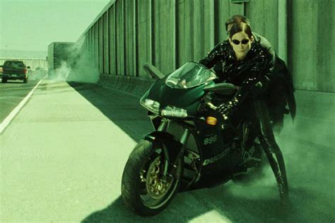 Cinema Garage 15 Best Movie Motorcycles Matrix Reloaded Ducati 996