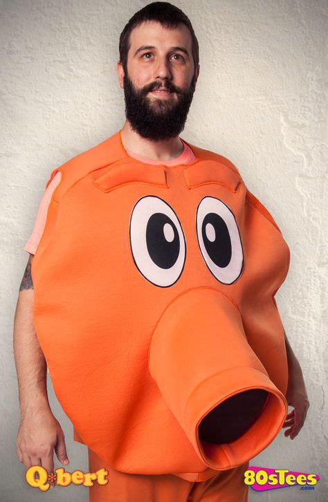 Q Bert Costume Video Games Q Bert Mens Costume Costumes Halloween