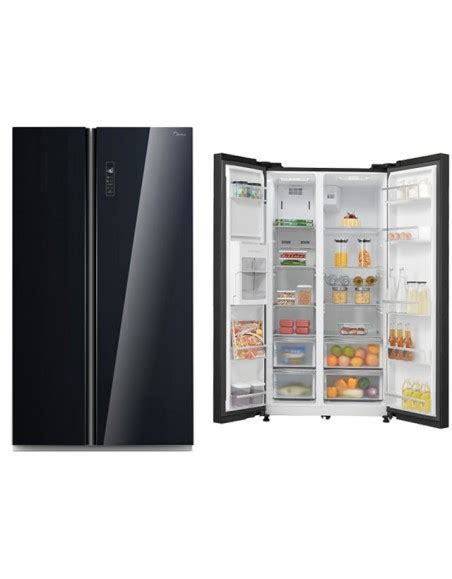 Refrigerateur Sbs L Midea Mdrs Fgf Noir