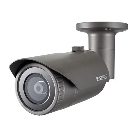 QNO 7012R Hanwha 4MP Network IP Bullet Camera With 2 8mm Lens