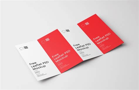 Four Fold Brochure Free Mockup Template – FreeMockup.net