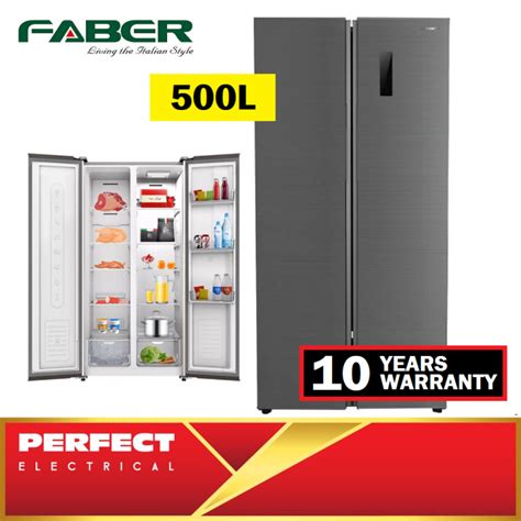 Faber L Inverter Side By Side Refrigerator Lusso Sbs Dg Fridge