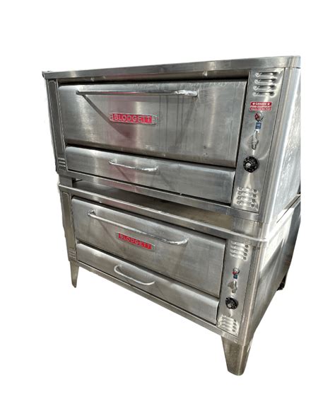 Used Blodgett 1048 Refurbished Double Deck Pizza Oven Natural Gas