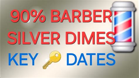 Silver Barber Dimes Key Dates Youtube