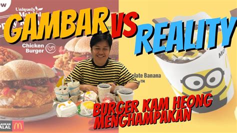 Mukbang Menu Baru MCD Burger Kam Heong Mcflurry Banana Chocolate