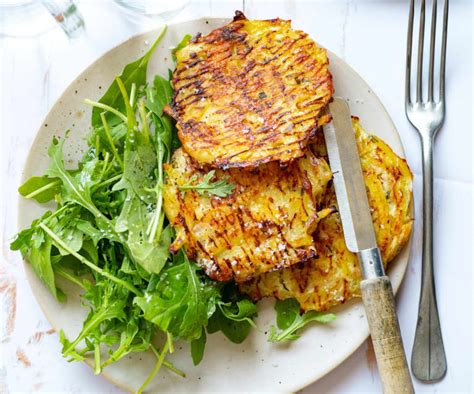 Galettes Croustillantes De Pommes De Terre Au Bacon Et Fromage