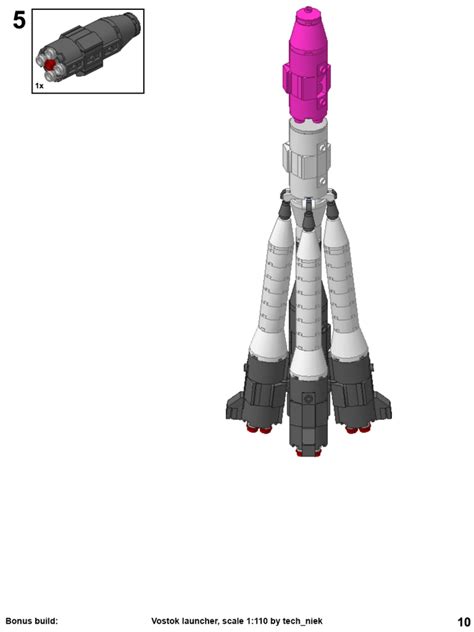 Lego Ideas Soyuz Rocket And Spacecraft