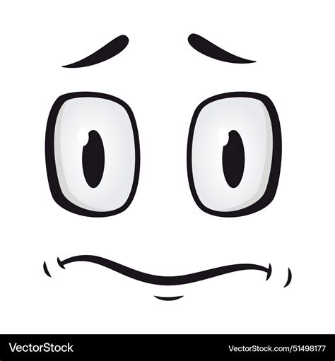 Cartoon Faces Funny Face Expressions Caricature Vector Image